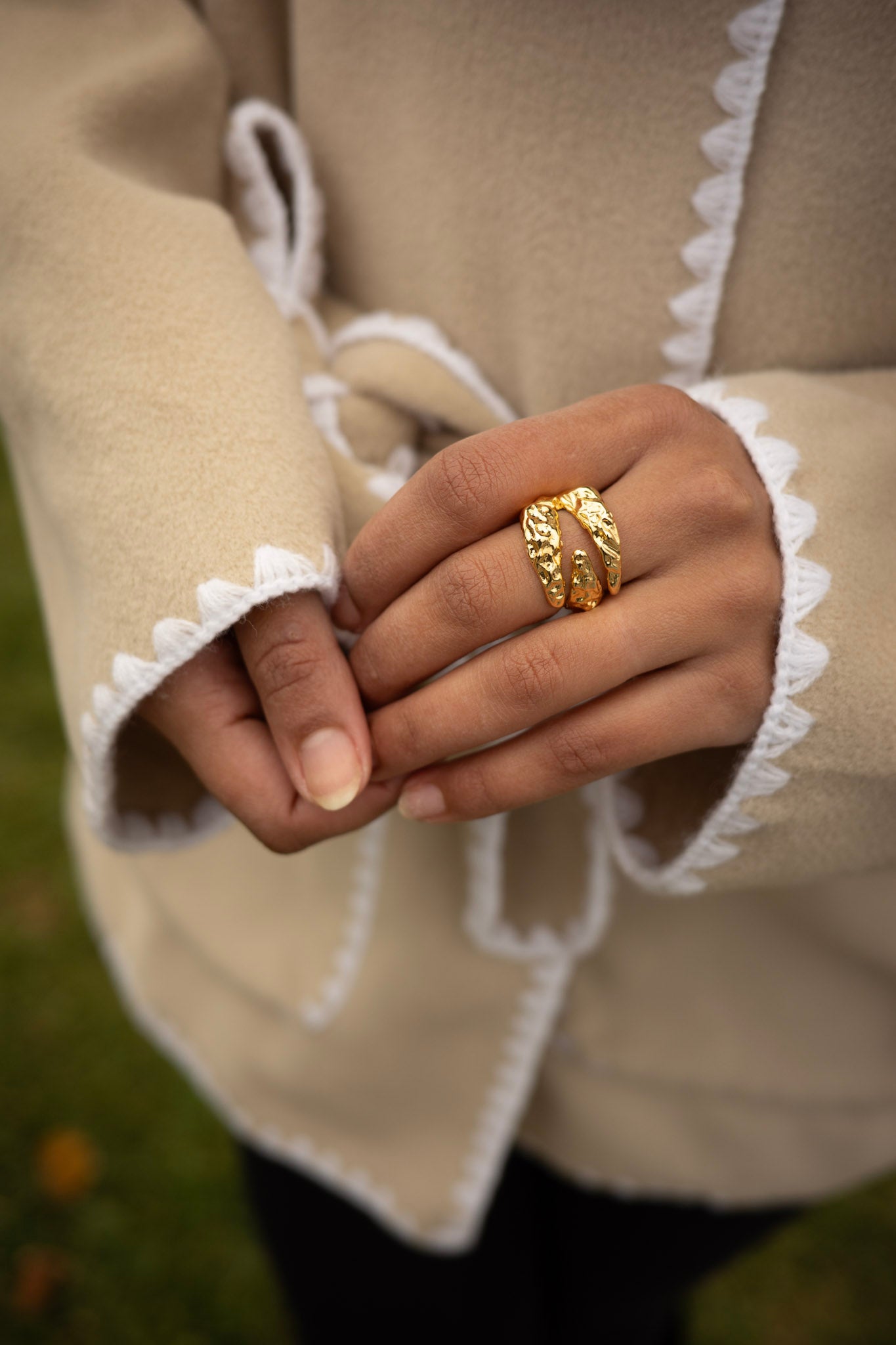 Gilded Gold Ring